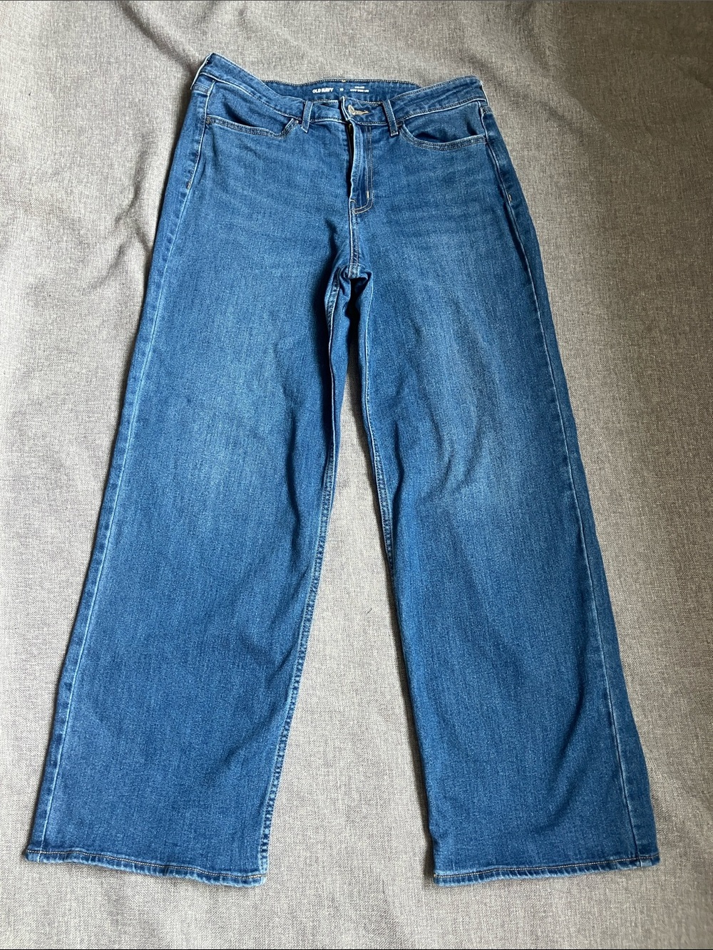 Old Navy Dark Blue Wow Wide Leg Jeans Size 10